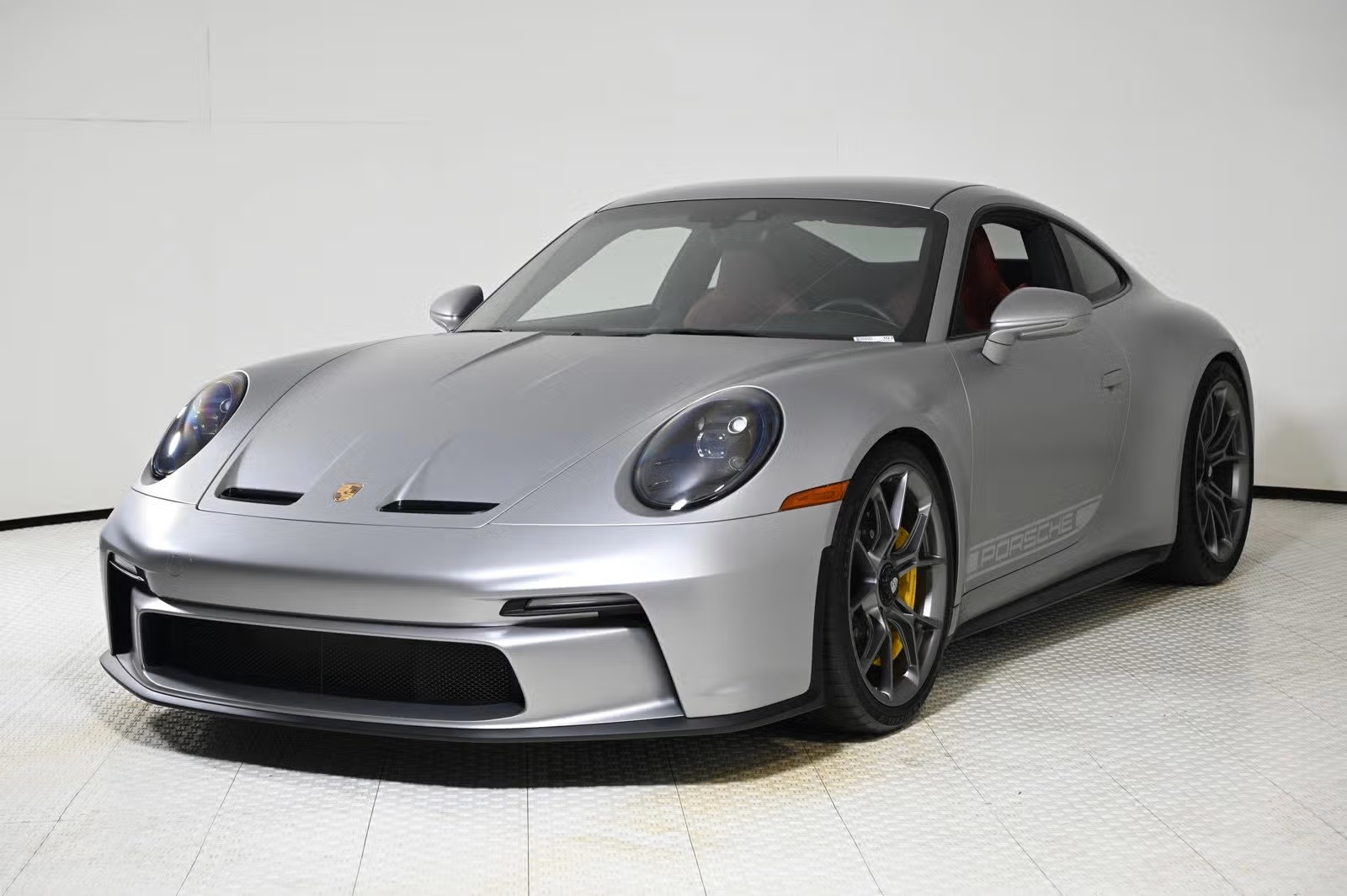 2023 Porsche 911 GT3 Touring, front three-quarter, GT Silver Metallic